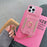 For iPhone 14 Pro Max Case Card Slots Kickstand PU Leather Back Cover with Ring Holder, Wrist Strap - Pink - 6