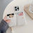 For iPhone 14 Pro Case Card Slots Kickstand PU Leather Back Cover with Ring Holder, Wrist Strap - White - 7