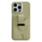 For iPhone 14 Pro Case with Card Slots Litchi Texture Leather + PET Phone Cover - Green - 1
