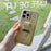 For iPhone 14 Pro Case with Card Slots Litchi Texture Leather + PET Phone Cover - Green - 6