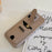 For iPhone 15 Pro Max Case with Card Slots Litchi Texture Leather + PET Phone Cover - Grey - 5