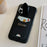 For iPhone 15 Pro Case with Card Slots Litchi Texture Leather + PET Phone Cover - Black - 5