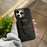 For iPhone 15 Pro Case with Card Slots Litchi Texture Leather + PET Phone Cover - Black - 7