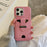 For iPhone 16 Pro Max Case with Card Slots Litchi Texture Leather + PET Phone Cover - Pink - 4