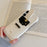 For iPhone 16 Pro Case with Card Slots Litchi Texture Leather + PET Phone Cover - White - 4