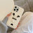 For iPhone 16 Pro Case with Card Slots Litchi Texture Leather + PET Phone Cover - White - 6