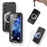 REDPEPPER For Samsung Galaxy S25+ IP68 Waterproof Magnetic Case Clear Phone Cover - Black - 3