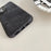 For iPhone 15 Pro Max Case Jeans Cloth Texture PU Leather + PET Back Cover - Black - 6