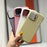 For iPhone 15 Pro Max Case Litchi Texture PU Leather PET Phone Back Cover - Black - 4