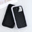 For iPhone 15 Pro Case Jade Fox Velvet Leather + PET Phone Protective Cover - Black - 2