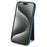 For iPhone 14 Pro Case Compatible with MagSafe Detachable Card Holder Kickstand Leather Phone Back Cover - Blue - 3