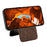ESEBLE E2 For iPhone 14 Pro Magnetic Case RFID Blocking Retro Leather Back Cover with Detachable Card Holder - Coffee - 3