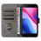 For ZTE Blade A35 Lite / A35 Core Wallet Case RFID Blocking PU Leather Cover Stand View - Black - 2