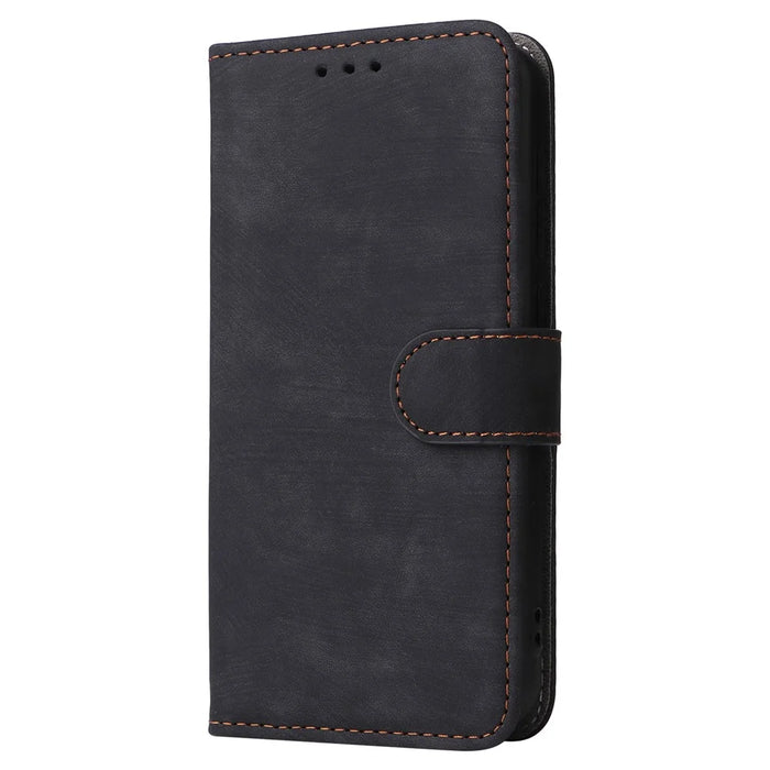 For ZTE Blade A35 Lite / A35 Core Wallet Case RFID Blocking PU Leather Cover Stand View - Black - 7