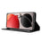 For itel S25 Ultra Leather Case Wallet Stand Retro Texture Phone Cover - Black - 3