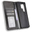 For itel S25 Ultra Leather Case Wallet Stand Retro Texture Phone Cover - Black - 4
