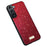 SULADA For Samsung Galaxy S25 Case PU Leather + PC + TPU Glitter Sequins Back Phone Cover - Red - 1