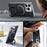 SULADA For iPhone 16 Pro Case Compatible with MagSafe Kickstand PU + PC Phone Cover Carbon Fiber Texture - Black - 3