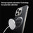 SULADA For iPhone 16 Pro Case Compatible with MagSafe Kickstand PU + PC Phone Cover Carbon Fiber Texture - Black - 4