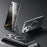 SULADA For iPhone 15 Case Compatible with MagSafe Kickstand PU + PC Phone Cover Carbon Fiber Texture - Black - 1