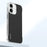 SULADA For iPhone 16 Plus Case Frameless PU + PC Back Phone Cover - Black - 1