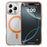 For iPhone 16 Pro Case Compatible with MagSafe PC + TPU + PE Shockproof Mobile Cover - Orange - 1