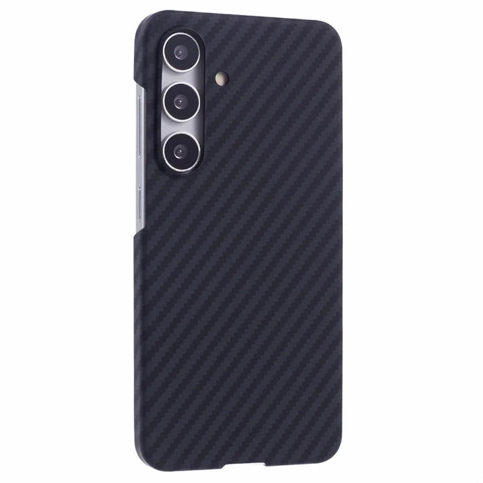X-LEVEL For Samsung Galaxy S25+ Magnetic Case Hard PC Phone Cover Carbon Fiber Texture - 1