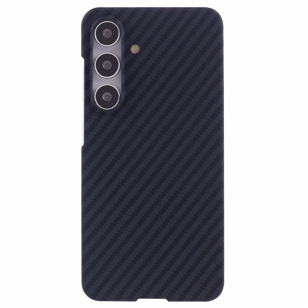 X-LEVEL For Samsung Galaxy S25+ Magnetic Case Hard PC Phone Cover Carbon Fiber Texture - 3