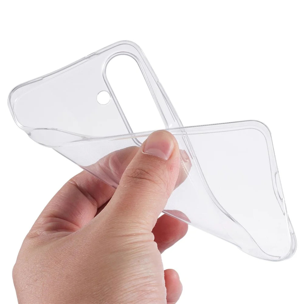 For Samsung Galaxy S25+ Case Slim Fit Transparent Soft TPU Phone Cover - 4