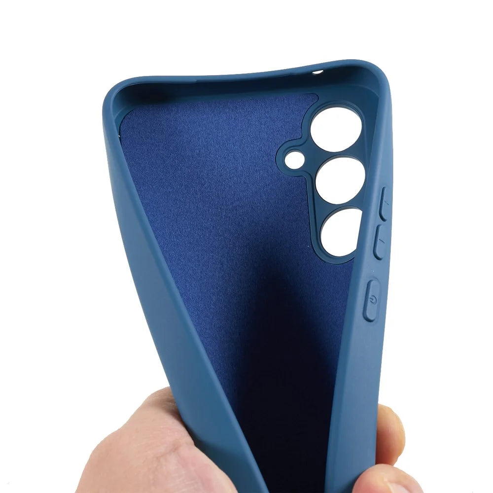 For Samsung Galaxy A26 5G Case Arc Edge 2.0mm TPU Protective Phone Cover - Blue - 6
