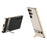 GKK For Samsung Galaxy S25 Ultra Case Electroplating Kickstand PU Hard PC Phone Back Cover - Black - 2