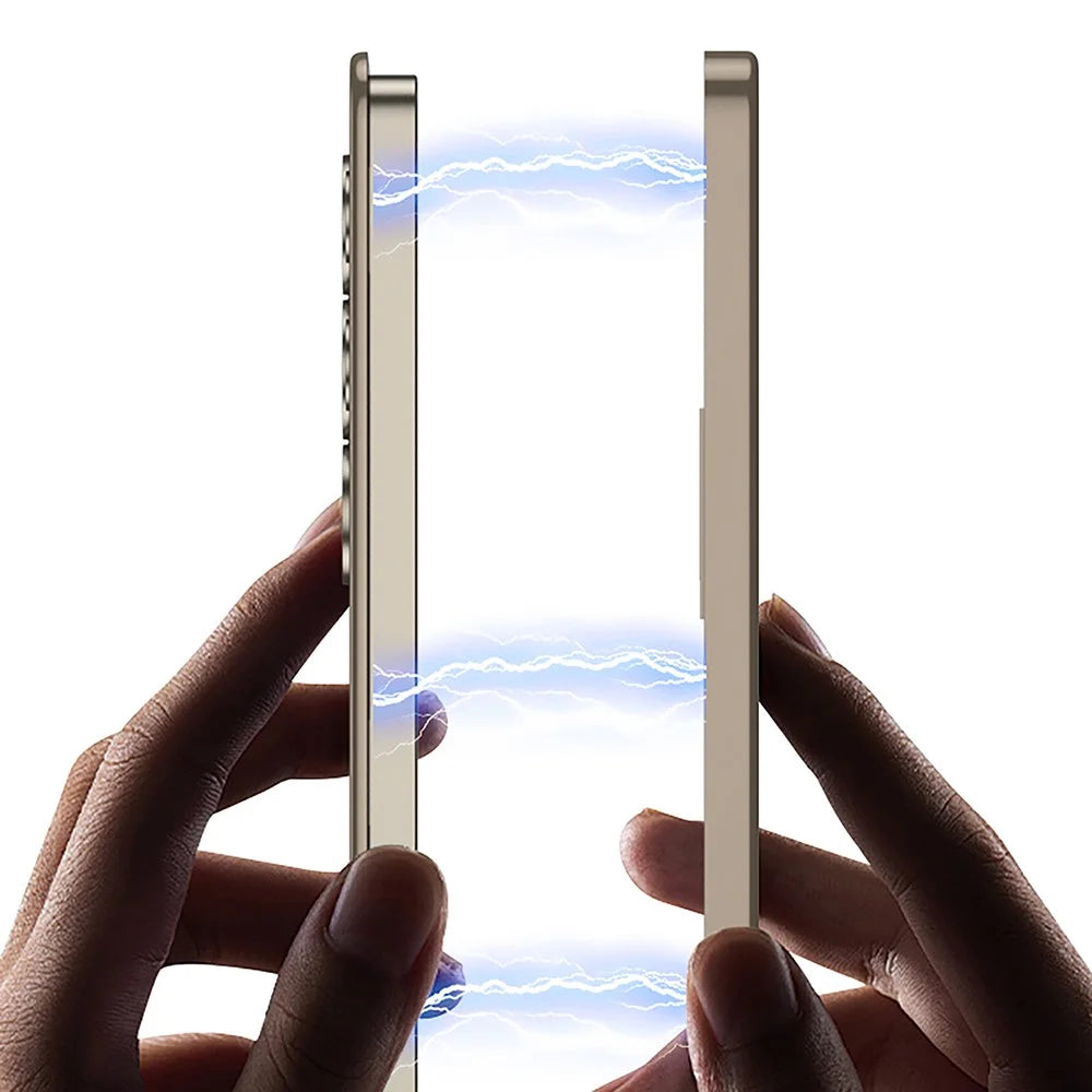 GKK For Samsung Galaxy S25 Ultra Magnetic Case PU + PC Phone Back Cover Magnetic Installation - Black - 7