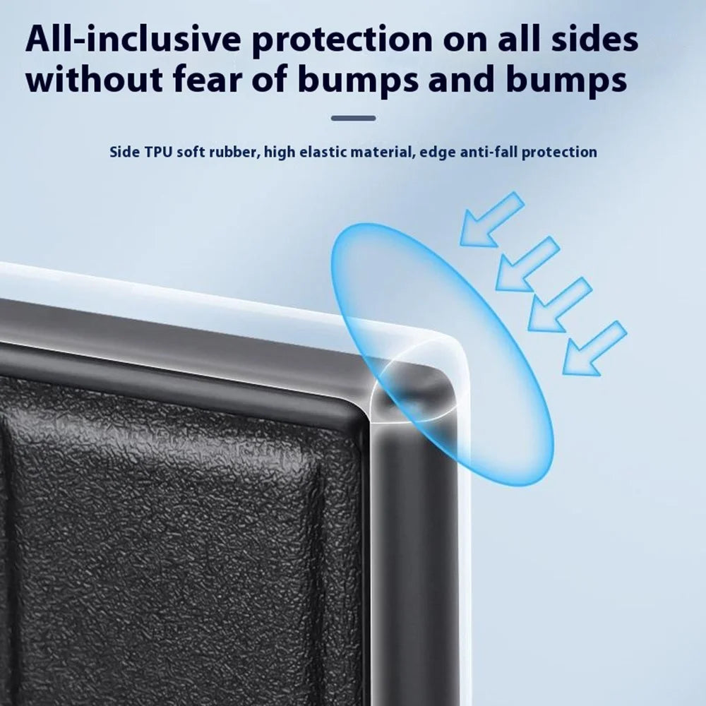 GKK For Samsung Galaxy S24 Ultra Case Lens Cover Kickstand TPU+PU Phone Back Cover - Brown - 5