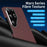 GKK For Samsung Galaxy S25 Ultra Magnetic Case Metal + PC Phone Back Cover Carbon Fiber Texture - Black - 3