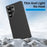 GKK For Samsung Galaxy S25 Ultra Magnetic Case Metal + PC Phone Back Cover Carbon Fiber Texture - Black - 7