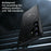For Samsung Galaxy S25 Magnetic Case PC + TPU Phone Cover Ring Holder Carbon Fiber Texture - Black - 4