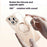 For iPhone 16 Pro Case Compatible with MagSafe Gear Fulcrum Kickstand Electroplating Lens Frame PC + TPU Phone Cover - Gold - 4