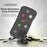 For iPhone 16 Pro Case Galaxy Series Pattern EVA Anti Drop Phone Cover - Black - 5