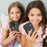 For iPhone 16 Pro Case Galaxy Series Pattern EVA Anti Drop Phone Cover - Black - 7