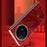 For vivo X Fold3 Case PU Leather Hard PC Folding Phone Cover - Red - 3