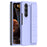 Wristband Phone Case for Samsung Galaxy Z Fold Special Rubberized Hard PC Mobile Cover - Purple - 1