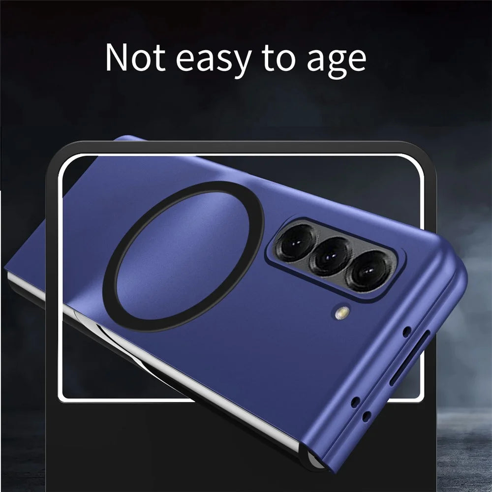 Matte PC Phone Case for Samsung Galaxy Z Fold Special Skin Touch Back Cover - Sapphire - 3