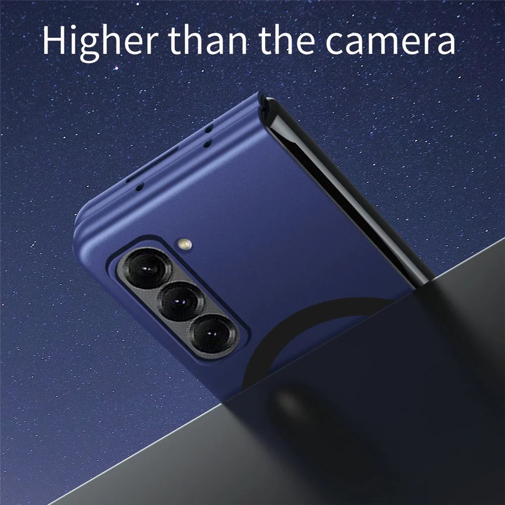 Matte PC Phone Case for Samsung Galaxy Z Fold Special Skin Touch Back Cover - Sapphire - 4