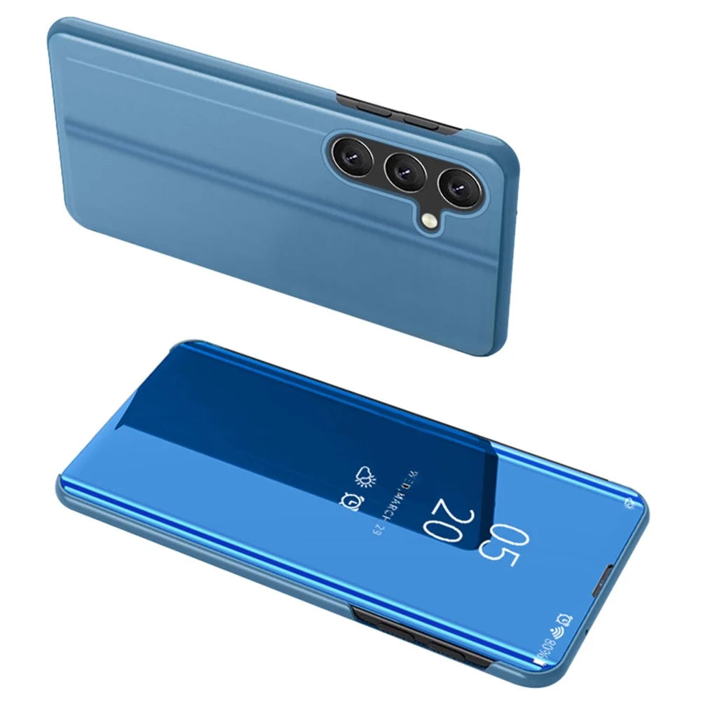 For Samsung Galaxy A26 5G Flip Leather Cover with Stand Full Body Protective Phone Case - Blue - 1
