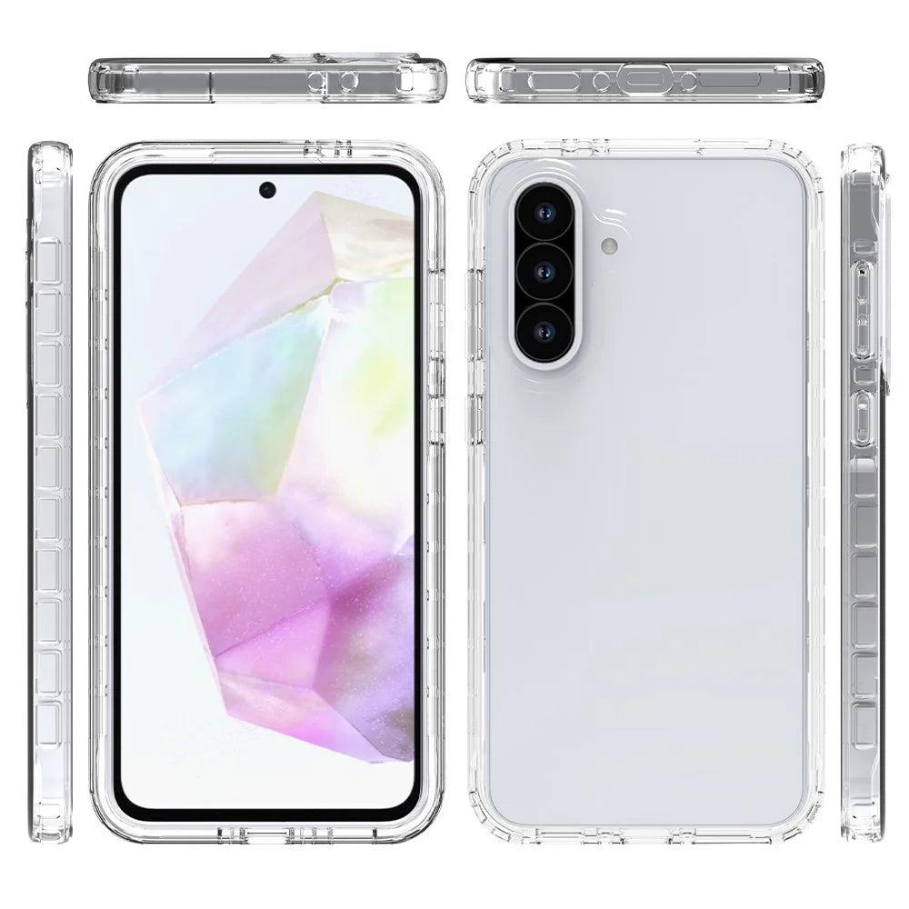 For Samsung Galaxy A56 5G / A36 5G Case TPU PC 2 in 1 Dropproof Clear Phone Cover - 6
