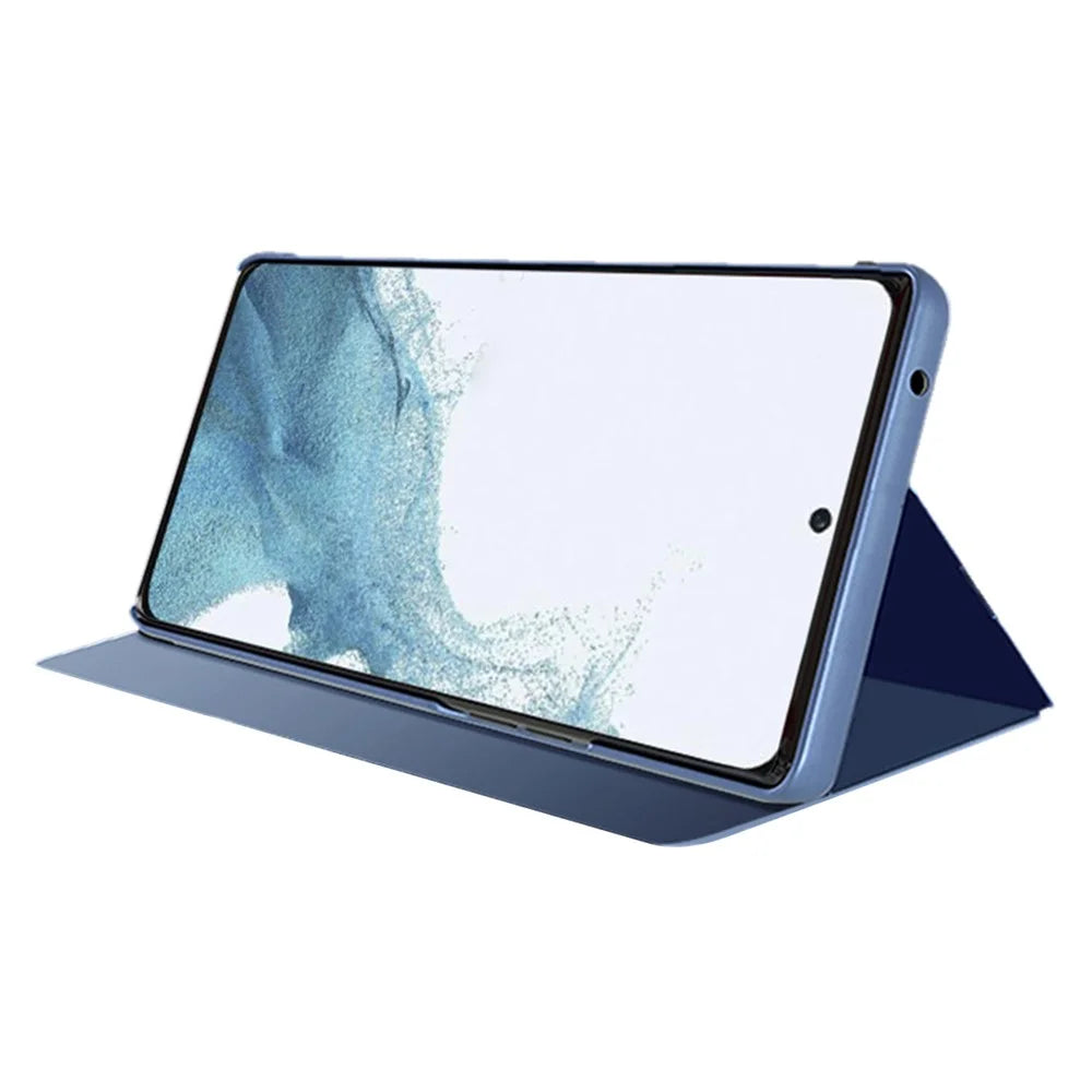 For Samsung Galaxy A56 5G Flip Leather Cover with Stand Full Body Protective Phone Case - Blue - 2