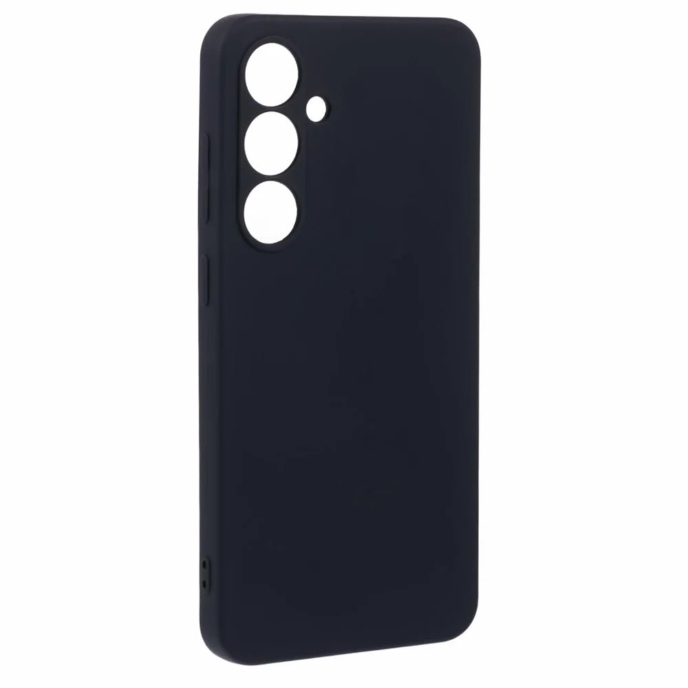 For Samsung Galaxy A36 5G Case TPU Back Soft Anti-Scratch Fiber Lining Phone Cover - Black - 3