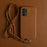 For Samsung Galaxy A13 4G Case with Lanyard Genuine Cow Leather PC Phone Back Cover - Brown - 3