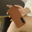 For Samsung Galaxy A35 5G Case with Lanyard Genuine Cow Leather PC Phone Back Cover - Brown - 3