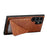 For Samsung Galaxy S25 Ultra Case with Card Holder Leather + PC + TPU Crocodile Textured Back Cover - Brown - 2